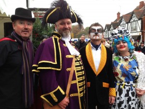 with local panto stars