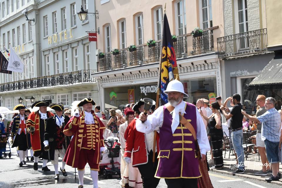 Town Criers procession on Windsor High Street